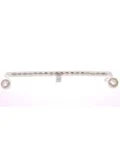 Dolce & Gabbana White Crystal Stones Waist Belt