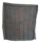 Dolce & Gabbana Black Gray Silk Foulard Branded C’N’C Scarf